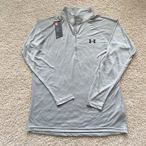 NEW Under Armour 1/4 zip long sleeve shirt men M